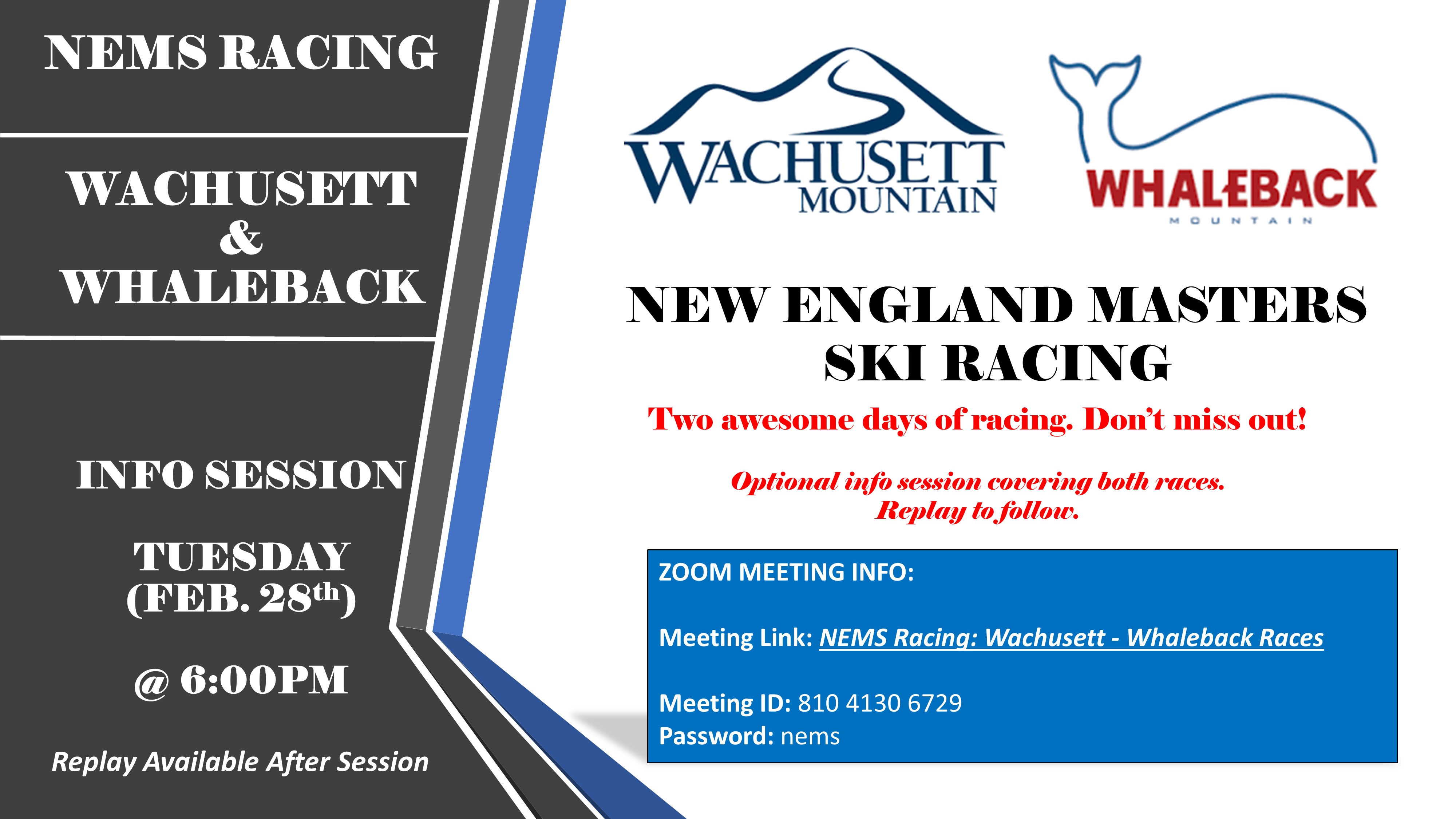 Wachusett / Whaleback Info Session