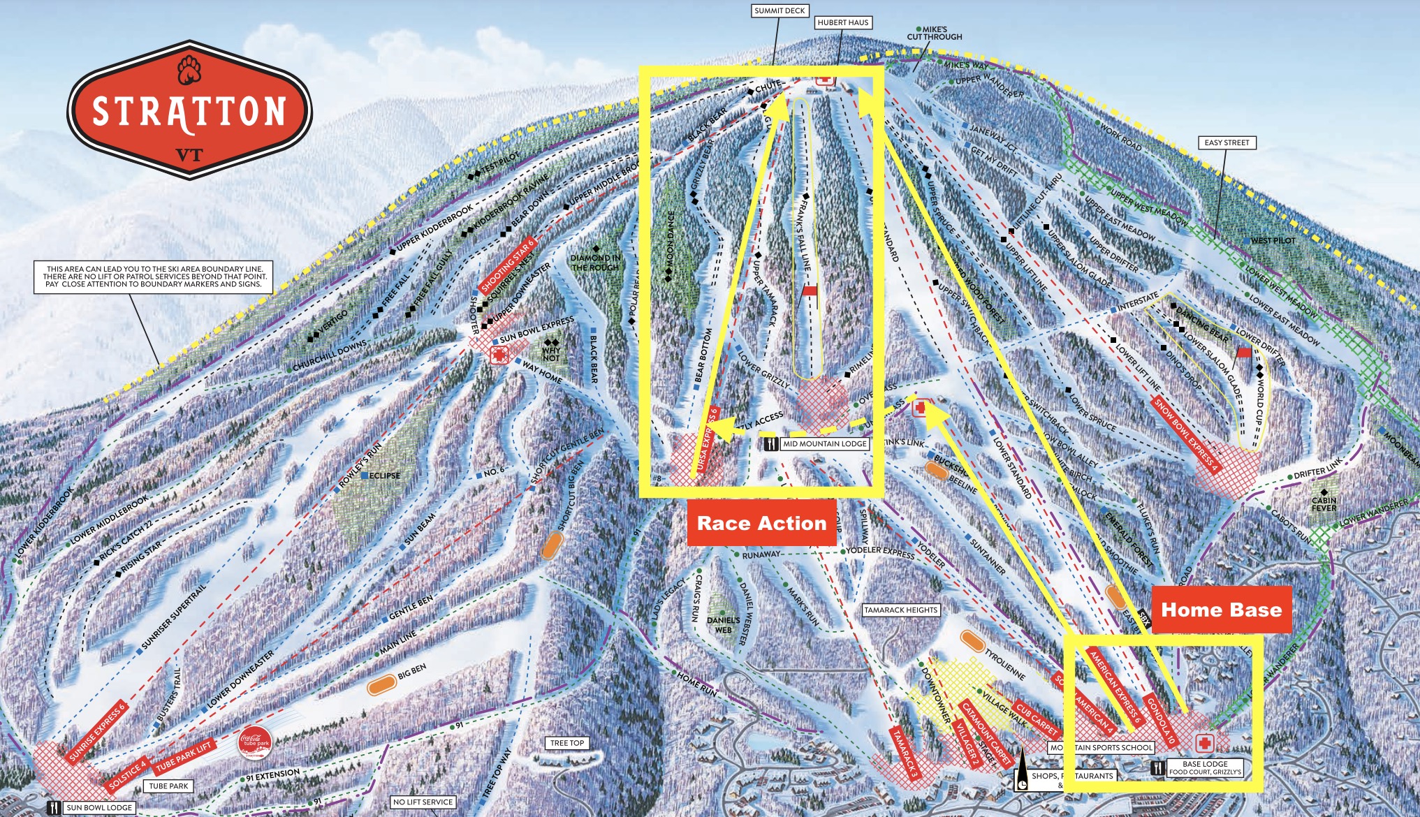 Stratton Trail Map