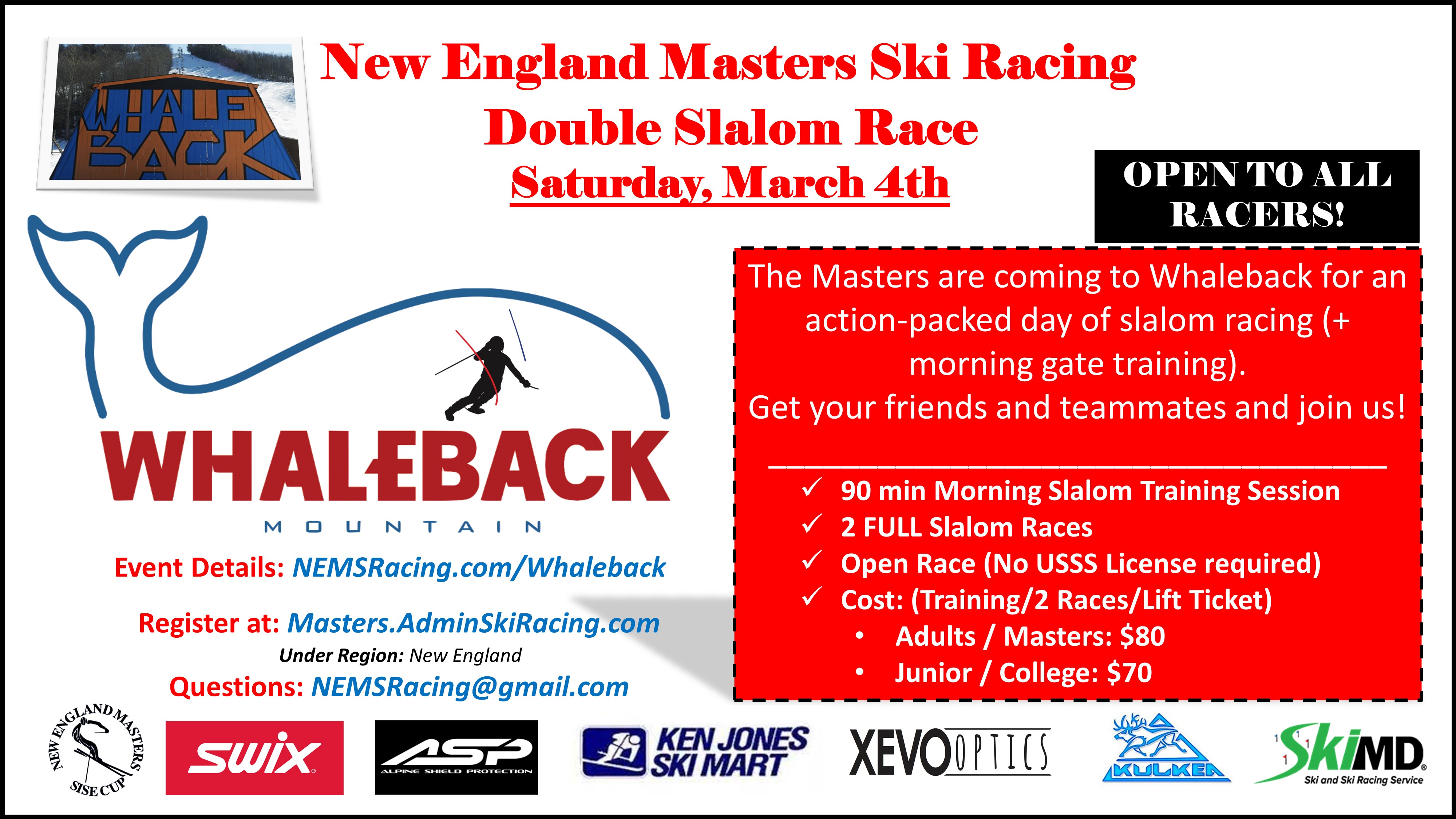 Whaleback Race Flyer