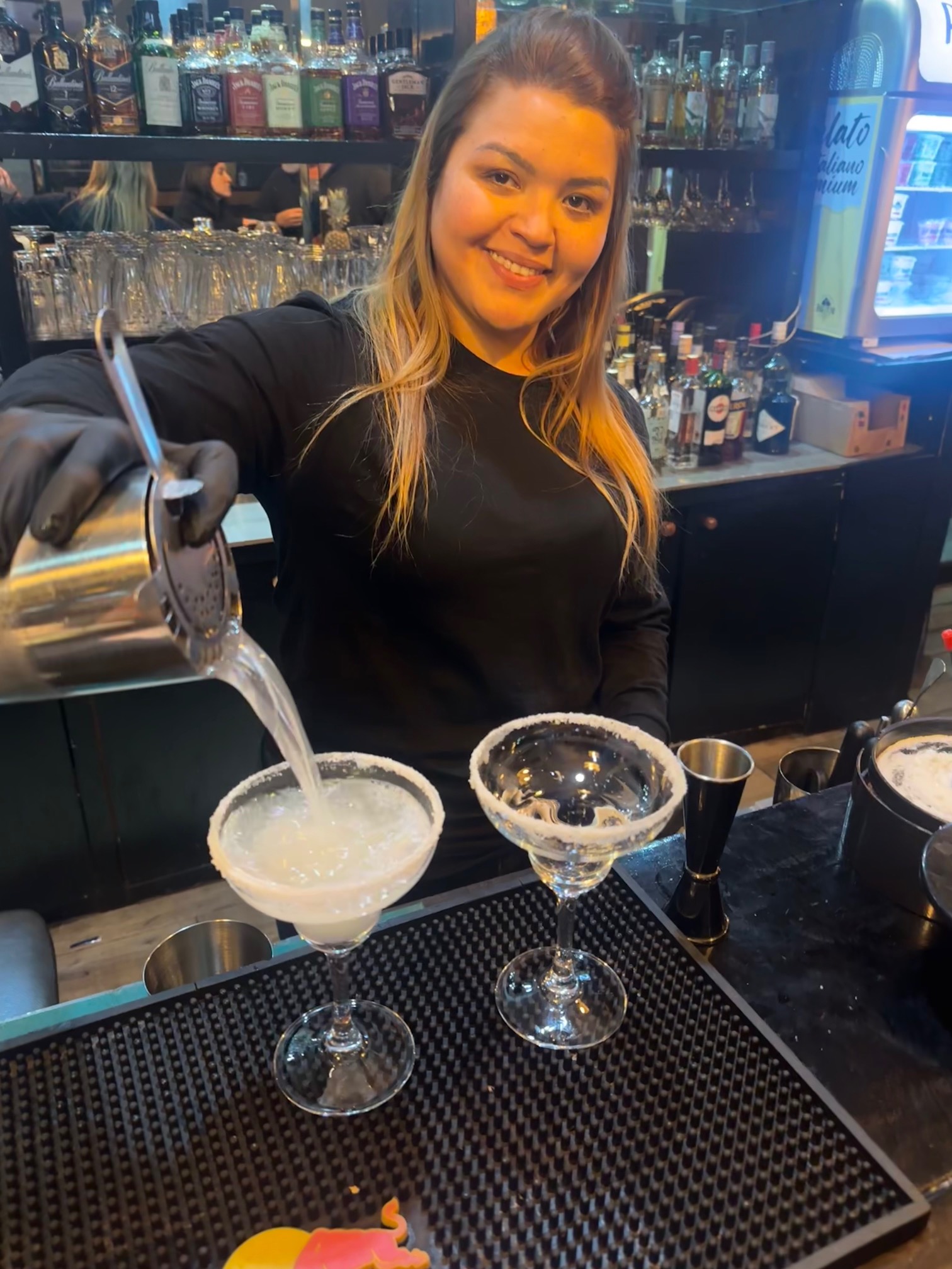 Two margaritas with extra salt