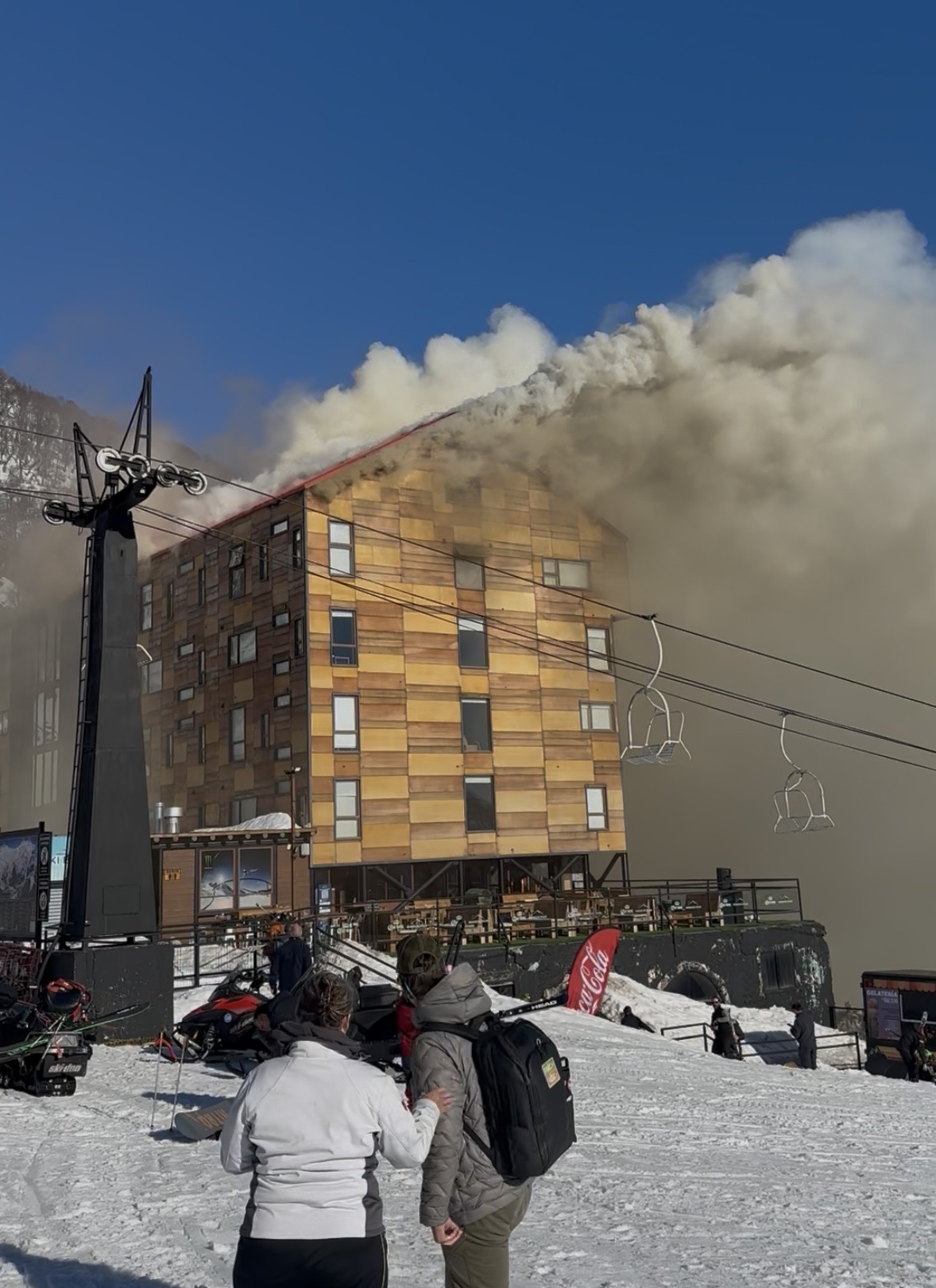Hotel Alto Nevados on Fire